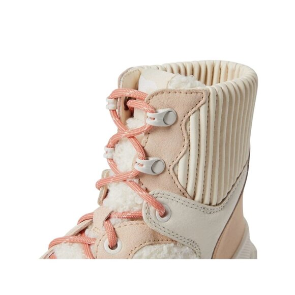 Sorel Brex Cozy Lace-Up Womens Boots Faux Fur Leather Beige Size 11 - Picture 14 of 14